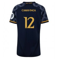 Real Madrid Eduardo Camavinga #12 Vonkajší Ženy futbalový dres 2023-24 Krátky Rukáv